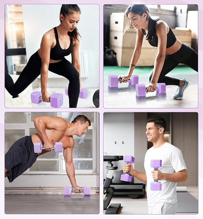 15LB 20LB 50LB Adjustable Dumbbell Set Free Weights Dumbbells Set for Women Men Hand Weights Sets Adjust Dumbbell Weight Sets for Home Gym Exercise Workout Strength Training Equipments