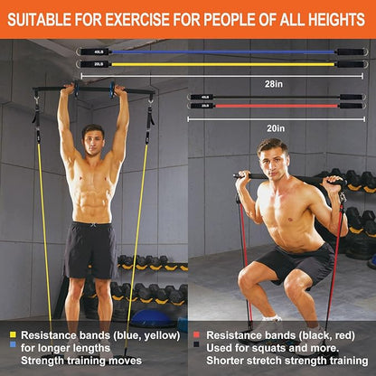 HOTWAVE Push Up Board Fitness, Portable Foldable 20 in 1 Push Up Bar at Home Gym, Pushup Handles for Floor. Professional Strength Training Equipment For Man and Women,Patent Pending