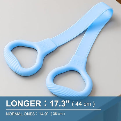 LEZER Figure 8 Resistance Band, Fitness Elastic Rope, Execrise Workout for Arm, Back, Chest and Shoulder, Yoga, Pilates, Stretching, Physical Therapy Equipment