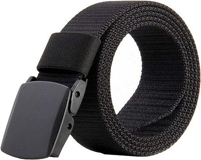 JASGOOD Nylon Canvas Breathable Military Tactical Men Waist Belt With Plastic Buckle