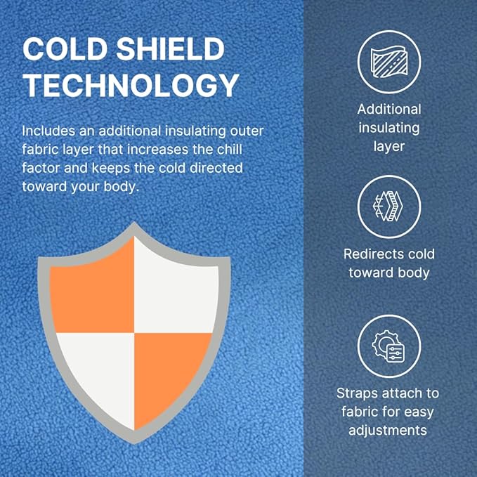 FlexiKold Ice Packs for Injuries Reusable with Straps – Cold Compress Gel Cold Pack, Ice Pack for Knee, – Flexible Medical Ice Wrap for Back, Shoulders, Legs, Muscle Pain – Standard – 2 Pk