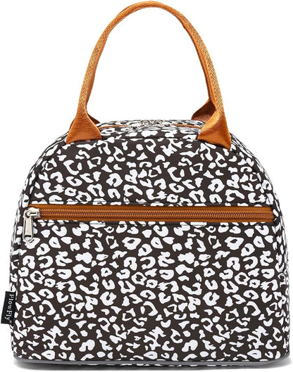 FlowFly Insulated Lunch Cooler Bag - Tote Bag Organizer for Women/Men, Cow