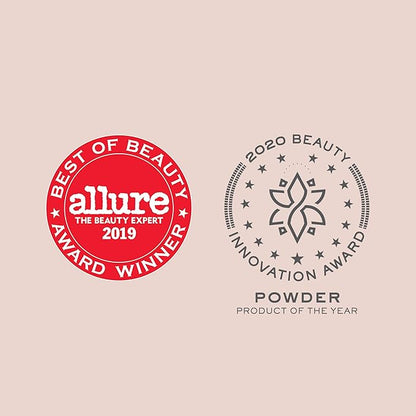 Jouer Soft Focus Hydrate & Setting Powder - Pressed Powder with Matte Finish - Blurring Powder for Fine Lines and Pores - Set Face Makeup Foundation or Concealer - Deep