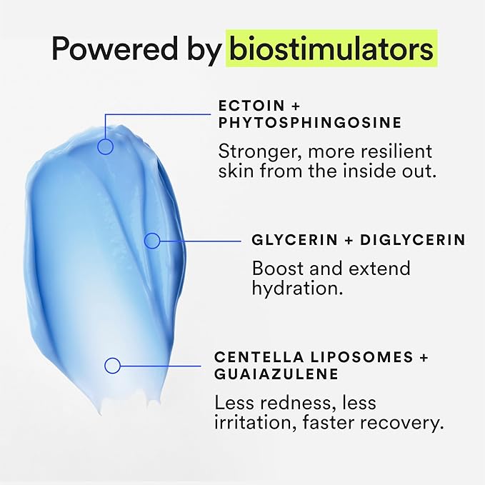 Experiment Molecular Mesh Barrier Repair Moisturizer – Soothing Lightweight Face Cream for Strength, Redness & Irritation - Ectoin, Phytosphingosine, Centella 2 FL OZ - Vegan for Sensitive Skin