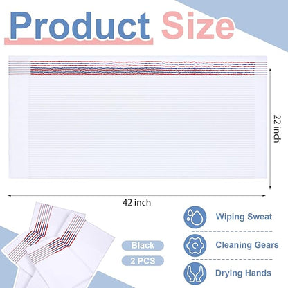 Mixweer Caddy Golf Towel 22" x 42" Large Caddy Towel Camping Sport Towels Cotton Soft Towels for Man Golf Lovers