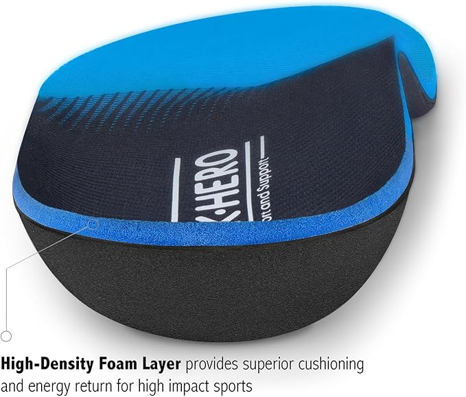 Inserts Relieve Plantar Fasciitis - Flat Feet Insoles Arch Supports, Orthotic Insoles for Foot Pain Arch Pain Reduce Muscle Fatigue Absorb Shock (Mens 4-4 1/2 | Womens 6-6 1/2)