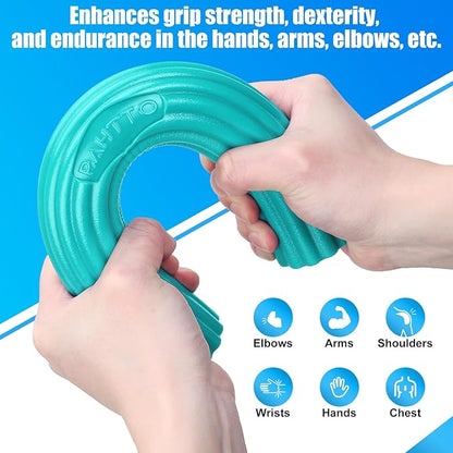 Flexible Resistance Bar for Physical Therapy, Resistance Exercise Twisting Bar for Tennis Elbow, Tendonitis Pain Relief & Grip Strength Improve