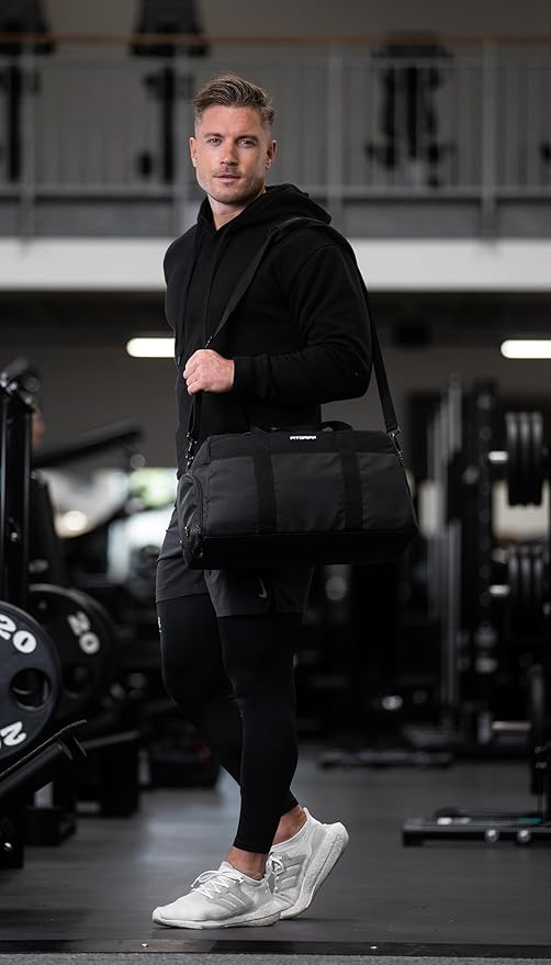 Fitgriff® Gym Bag V2 for Men and Women with Shoe & Wet Compartment - Duffle Bag for Travel, Sports, Fitness and Workout