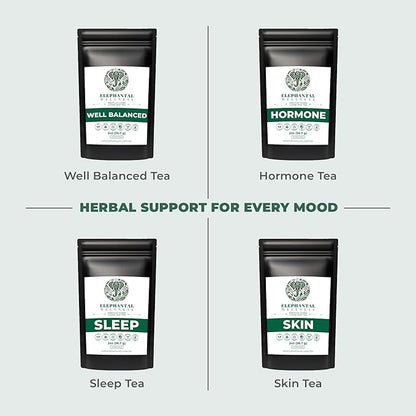 Elephantal Wellness Premium Joy Herbal Tea | Mood & Emotional Balance Support with St. John’s Wort, Kava, Ginkgo & Lavender | Handmade, Non-GMO, Caffeine-Free Loose Leaf Blend, 2oz, 20 Servings