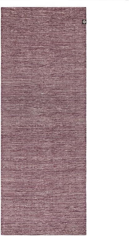 Manduka Shala Yoga Rug 71" - Outdoor Yoga & Meditation | Foldable & Machine Washable | Natural Cotton | Handmade | 71 x 26 inches | Indugle