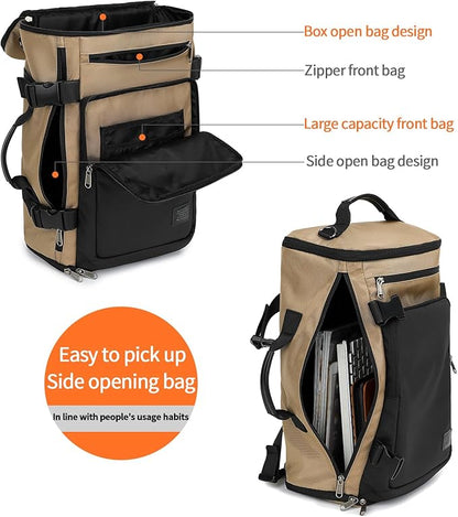 Kalesi Gym Duffle Bag Backpack 4-Way Waterproof with Shoes Compartment for travel Sport Hiking laptop