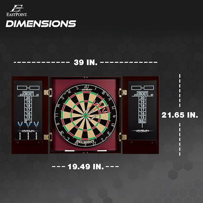 EastPoint Sports Bristle Dartboard and Cabinet Sets- Features Easy Assembly - Complete with All Accessories