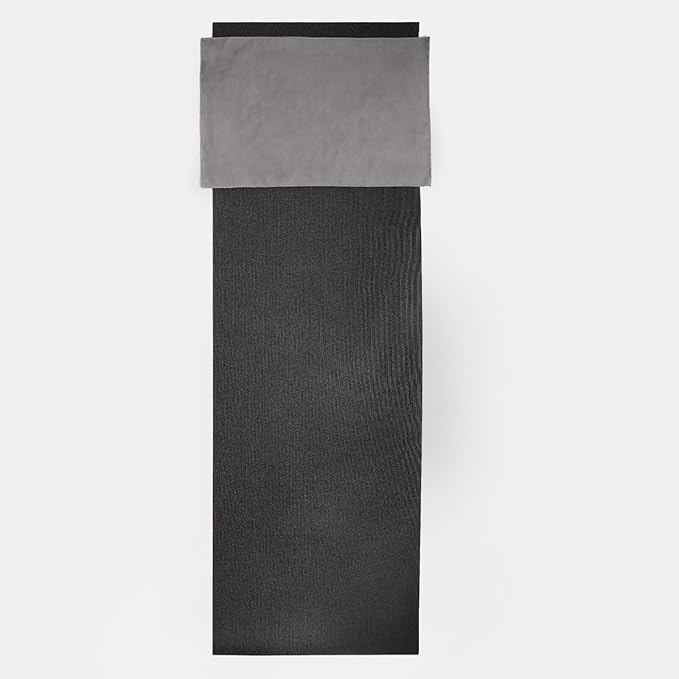 Eunzel 2 Pack Hot Yoga Microfiber Hand Towel Super Absorbent Sweat Towel for Hot Yoga, Pilates and Workout 16" x 26.5", Dark Grey