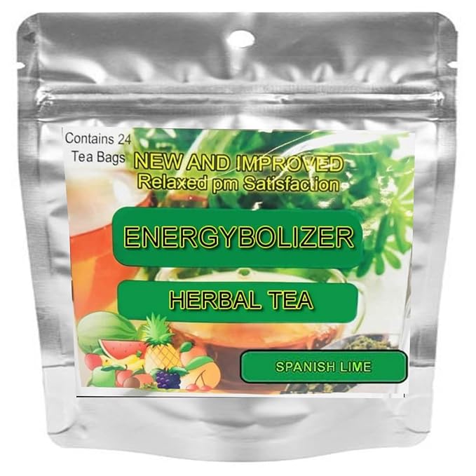 Energybolizer Perfect Weight Herbal Tea (24 Bags)| Natural Energy Booster for Women and Men | Increase Energy, Improve Digestion (Spanish Lime)