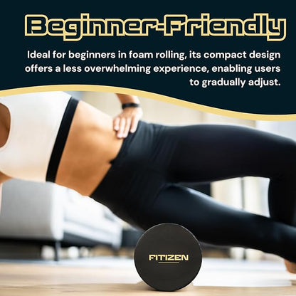 FitNation Foam Roller – High-Density Foam Muscle Roller – Textured Foam Rollers for Muscle Massage, Stretching, Pilates, Yoga