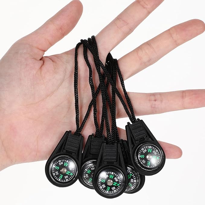 100 Pieces Mini Survival Compass Outdoor Camping Hiking