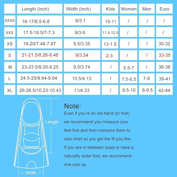 Gintenco Swim Fins, Kids Swim Training Fins for Lap Swimming, Travel Size Flippers with Mesh Bag, Silicone Swimming Fins for Kids Teens Adults Women Men