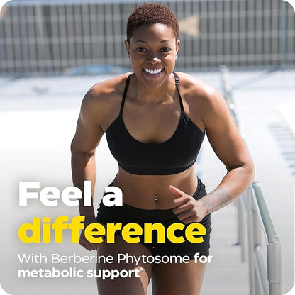 Enzymedica, Berberine Phytosome, 9.6X Better Bioavailability, High Potency Natural Vegan Dietary Supplement for Metabolic Support, 60 Capsules