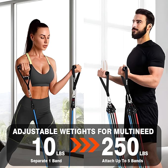 LALAHIGH Portable Home Gym System for Men and 20 Fitness