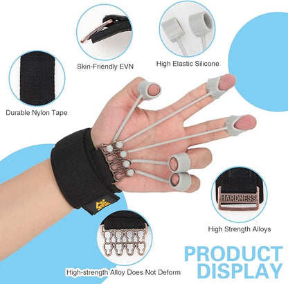 Finger Strengthener Stroke Recovery Physical Therapy Equipment Stretcher Hand Strengthener Hand Workout Extension Exerciser Hand Grip Trainer