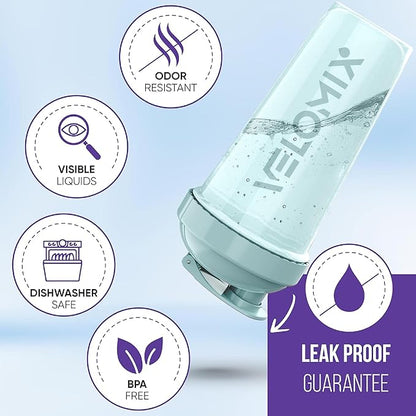 '-6 PACK- 28 oz Protein Shaker Bottle for Protein Mixes - 6x Wire Whisk | Leak Proof Shaker Cups for Protein Shakes | Protein Shaker Bottle Pack | Protein Shake Cup (Pastel Power Series)