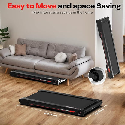 Sperax Walking Vibration Pad with APP, 3 in 1 Under Desk Treadmill, 2.5HP Low Noise Walking Treadmill Pad with Remote Control,Portable Treadmills for Home Office