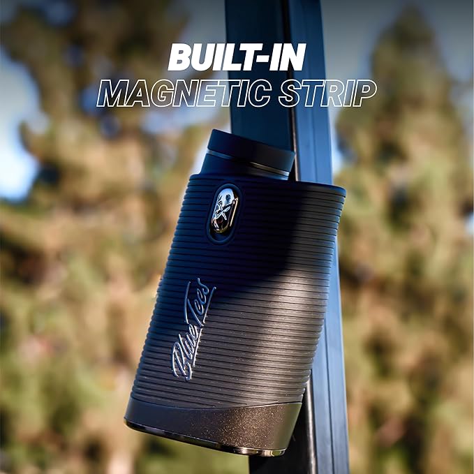 Blue Tees Golf Series 4 ULTRA Golf Rangefinder with Slope Switch, 1200 Yards, OLED Display 6X Magnification Laser Rangefinder, Slope Measurement, Magnetic Strip, Flag Pole Locking with Pulse Vibration