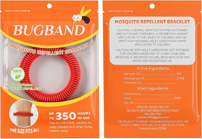 12 Pack Mosquito Bracelets