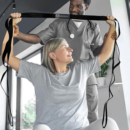 Premium Durable Stretch Straps with Loops, Stretching Strap for Physical Therapy, Multi-Loop Yoga Strap Fitness Exercise Strap for Yoga, Pilates, Dance, Flexibility&Exercise