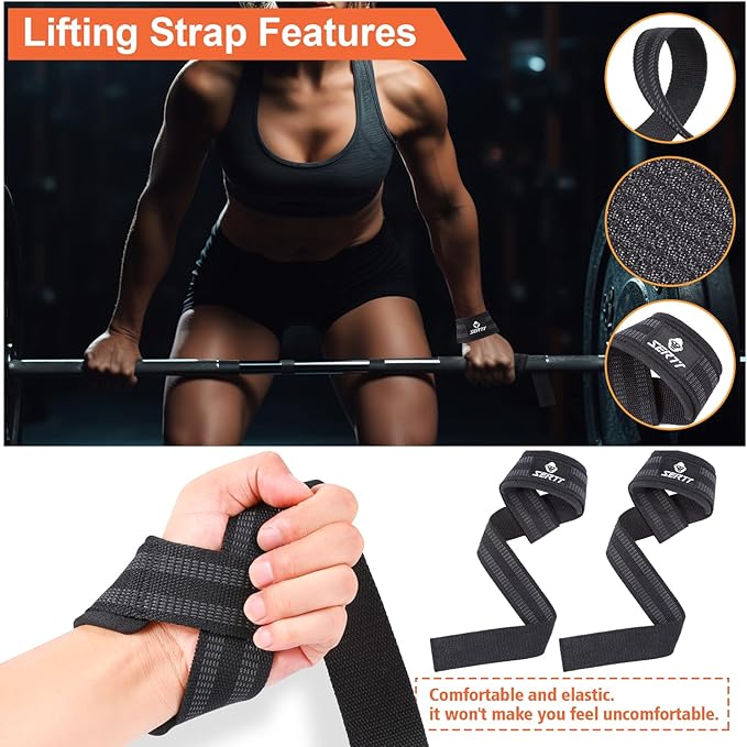 12Pcs Foam Barbell Pad Set for Squats 1 Gym 1 Carry 2 Lifting 2 Ankle 3 Ankle 3 Hip