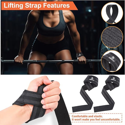 12Pcs Foam Barbell Pad Set for Squats 1 Gym 1 Carry 2 Lifting 2 Ankle 3 Ankle 3 Hip
