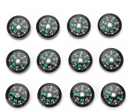 12 PCS 20mm Plastic Compass
