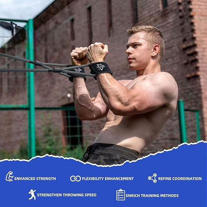 Baseball Resistance Bands - Arm Strengthening Trainer for Pitchers & Players, Softball Pitching Equipment & Sports Accessories