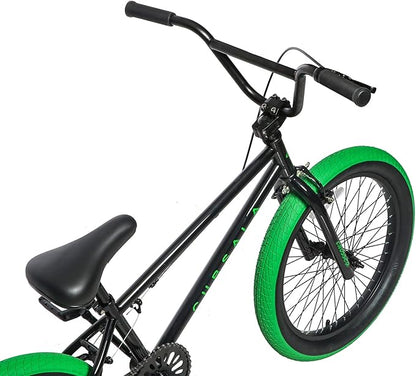 Freestyle BMX Bike, 18 20 Inch Kids Bicycle for 5-13 Years Old Kids and Beginner Level Rider, Multiple Colors