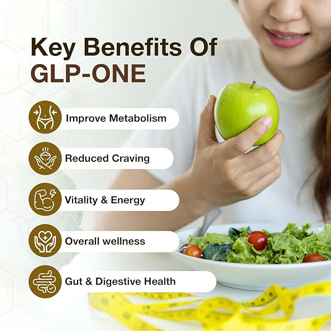 GLP-1 Supplement for Women & Men, GLP Activate Natural Formula, Hunger & Metabolism Support - Expert Formulated to Supports GLP1 Naturally | Probiotic and Prebiotic (60 Capsules)