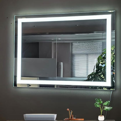Led Mirror for Bathroom with Lights Mirror Large 36X28 inch