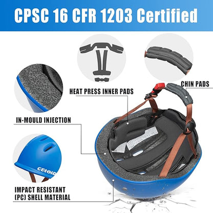 Kids Bike Helmet,Toddler Cyling Helmets for Ages 5-8-9-10-12-14-16Years Youth Boys & Girls,Child Adjustable Multi-Sport Bicycle Skateboard Roller Skate Scooter Balance Skateboarding Helmet