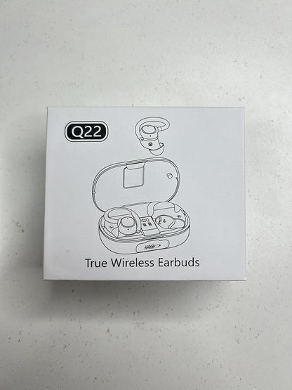 Ear Buds Wireless Bluetooth Earbuds Sport 2025 New Bluetooth 5.3 Headphones with LED Display 128H Playtime Powerful Bass Over Ear Earphones with Earhooks IP7 Waterproof for Gym/Running/Workout