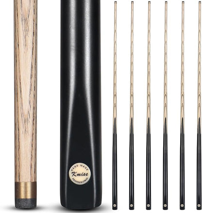 Kmise Pool Cue Sticks, 41"/57??58" Hardwood Pool Cue Set of 4/6/8, 13OZ/20OZ with 13/10 MM Brass Tips, Table Billiard Cue Stick for Bar, Home, Billiard Room