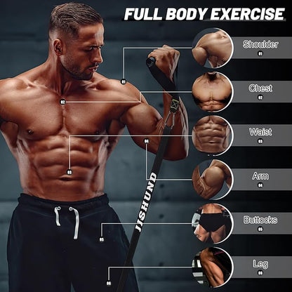 Resistance Bands Set, Pull Up Assistance Bands Pull Up Bands Exercise Bands for Men Women, Workout Bands for Working Out, Muscle Strength Training, Body Stretching