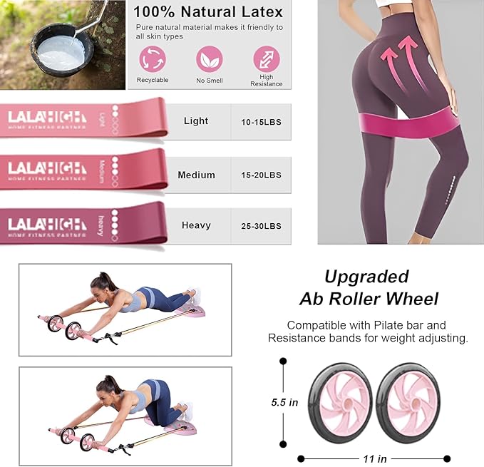 LALAHIGH Portable Home Gym System for Men and 20 Fitness