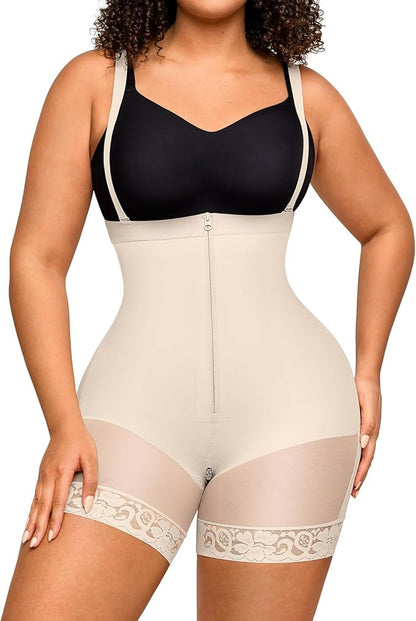 FeelinGirl Faja Body Shaper Tummy Control Shapewear for Women Butt Lifter Post Surgery Fajas Postparto Para Mujer
