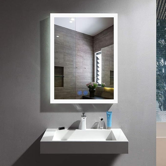 Led Bathroom Mirror 20 x 28 Inch Bathroom (N031-H) Wall