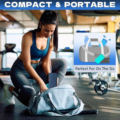 Microfiber Gym Towels for Working Out, Quickly Dry Yoga Hand Towels for Men & Women Tennis, 16 Inch x 27 Inch, 3 Pack, Multicolor