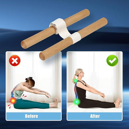 –Innovative Stretching Equipment for Enhanced Flexibility, Pain Relief, and Improved Mobility. it Improves Posture and Offers Adjustable Length Easily Perform Yoga and Stretching, and at Home!