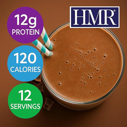 HMR 120 Shake Meal Replacement Powder | Mocha Shake Mix to Support Healthy Weight Loss | 12g of Protein | Nutritional Drink | Low Calorie Food | 12 Servings