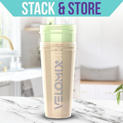 '-2 Pack- 28 oz Protein Shaker Bottles for Protein Mixes - 2x Wire Whisk | Leak Proof Shaker Cups for Protein Shakes | Protein Shaker Bottle Pack | Shakers for Protein Shakes-Soft Combo