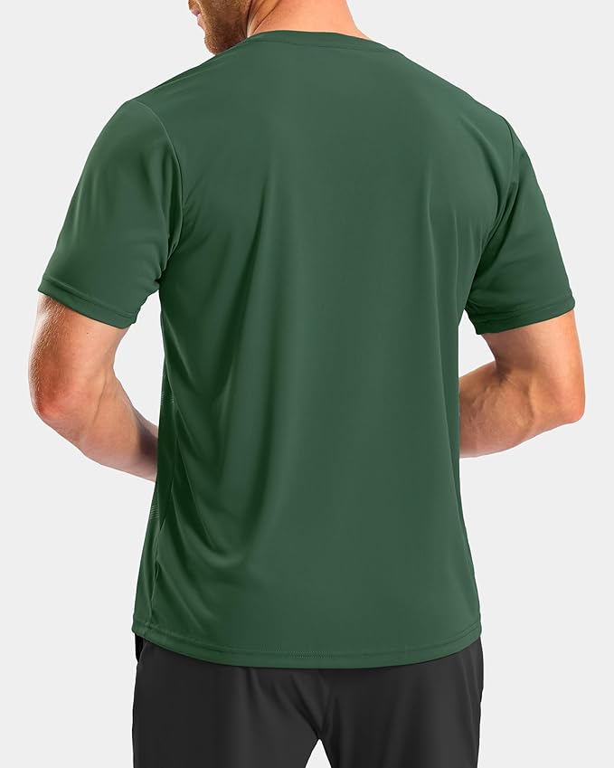 G Gradual Men's Workout Shirts Quick Dry Athletic Running T-Shirts Lightweight Moisture Wicking Short Sleeve Sports Gym Tops