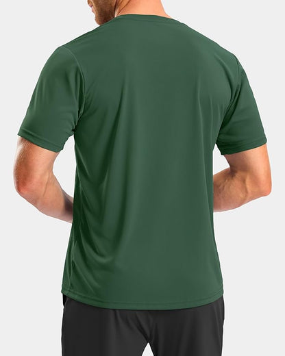 G Gradual Men's Workout Shirts Quick Dry Athletic Running T-Shirts Lightweight Moisture Wicking Short Sleeve Sports Gym Tops