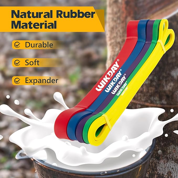 Resistance Bands for Working Out, Exercise Bands, Workout Bands, Pull Up Assistance Bands for Body Stretching Training Physical Therapy Muscle Training for Men & Women